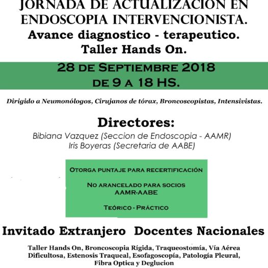 Programa Jornada de actualización en endoscopia intervencionista
