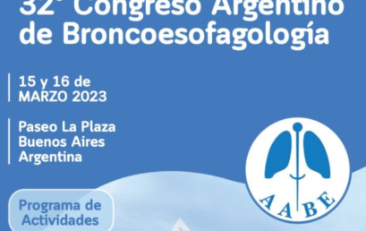 32° CONGRESO DE BRONCOESOFAGOLOGÍA | ACCEDÉ AL PROGRAMA